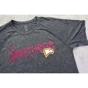 Winthrop University Eagles T Shirt Men's Size M Adidas ClimaLite
